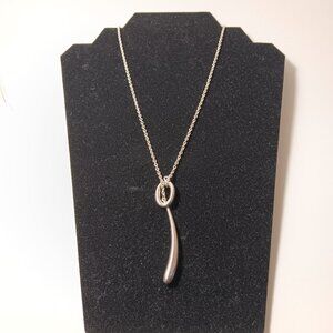 Robert Lee Morris RLM studio modernista .925 sterling  silver lariat necklace